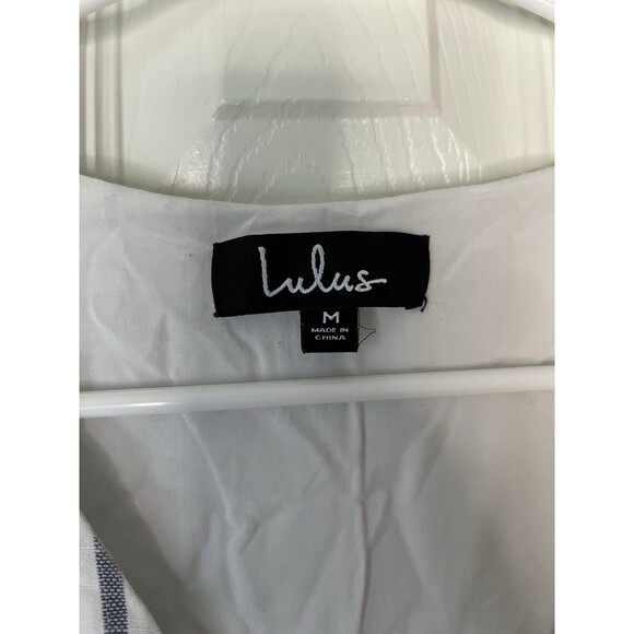 Lulus Striped Mini Summer Tank Dress Women Medium - Picture 3 of 8